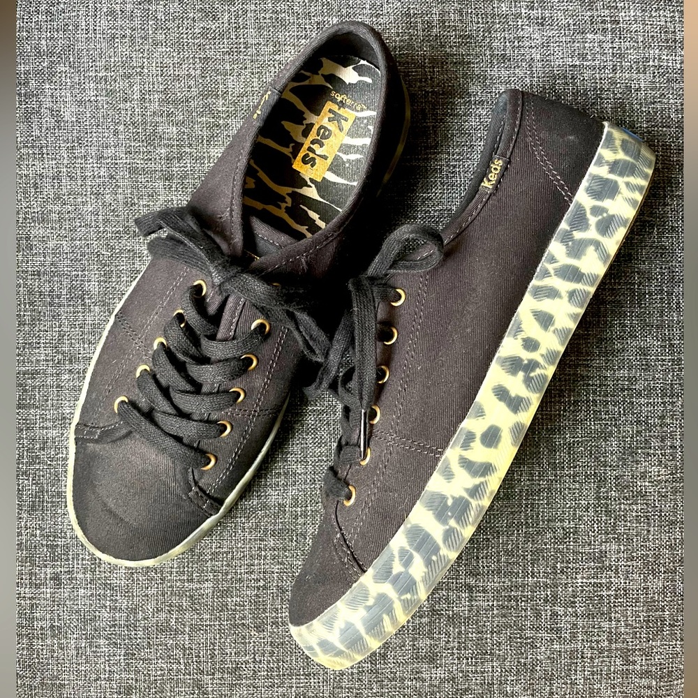 Keds Womens black canvas sneaker